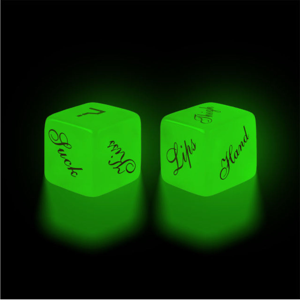 Glow-in-the-Dark Sex Dice